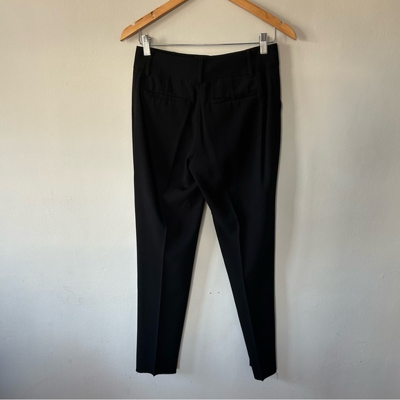 Alice + Olivia Employed Pleated Trouser Quiet Luxury Pants in Black Size 0 - Picture 5 of 7